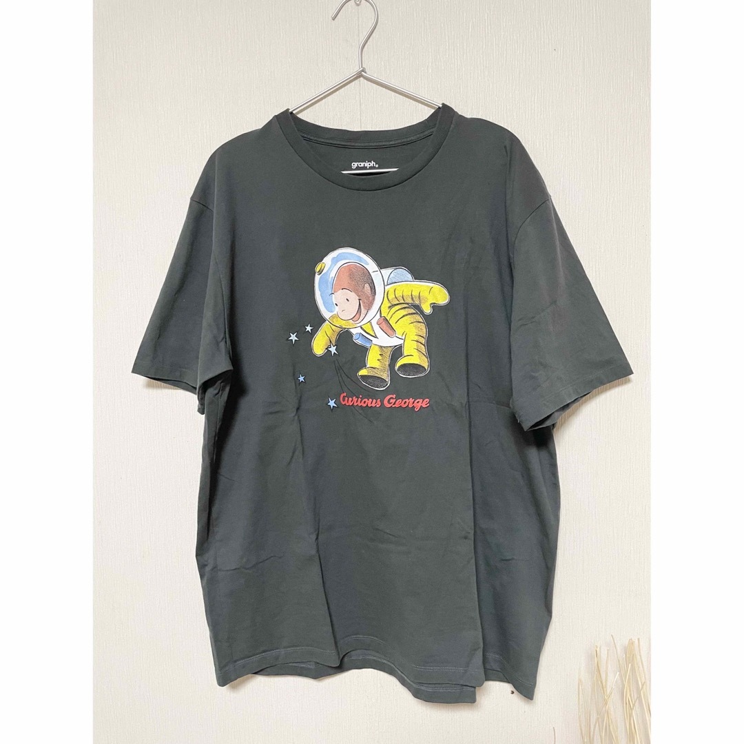 Design Tshirts Store graniph(グラニフ)の【graniph】ジョージTシャツ レディースのトップス(Tシャツ(半袖/袖なし))の商品写真