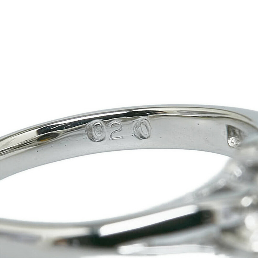 美品 Pt900 プラチナ リング 指輪 ブラックオパール 1.34ct ダイヤ 0.20ct 【1-0115982】
