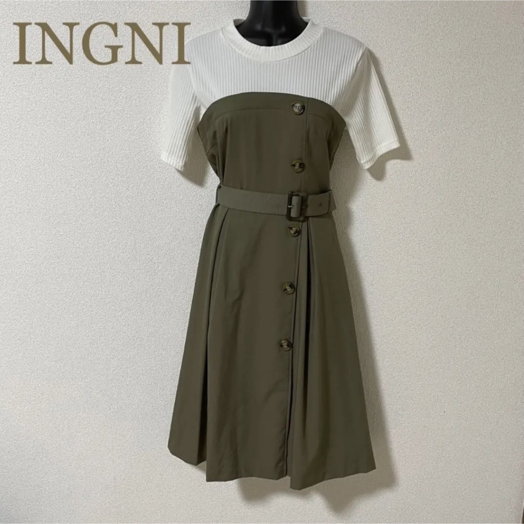 INGNI(イング)のINGNI／フレアワンピース レディースのワンピース(ひざ丈ワンピース)の商品写真