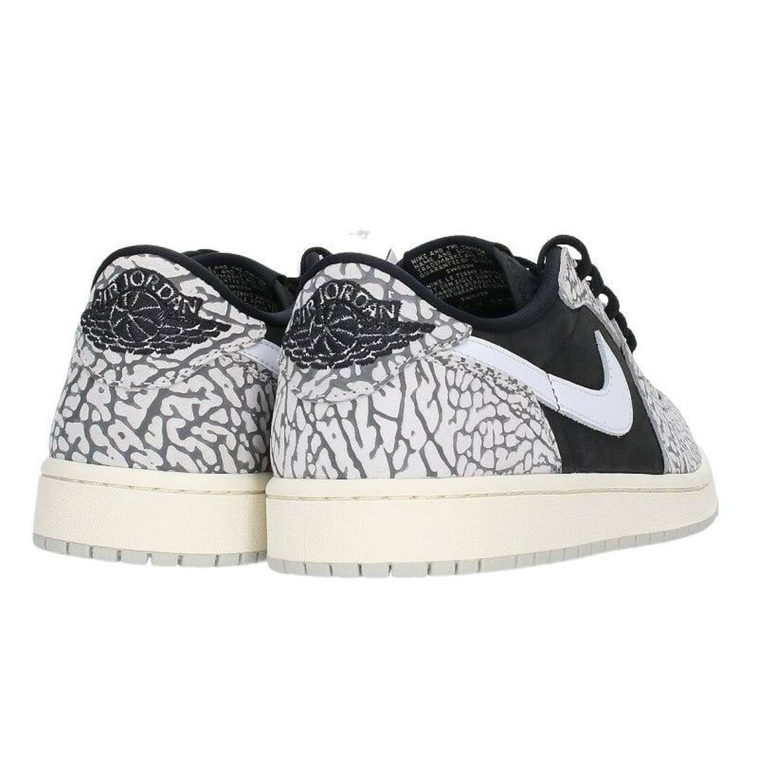 ナイキ  AIR JORDAN 1 RETRO LOW OG CZ0790-001 エアジョーダン1レトロローブラックセメントスニーカー メンズ 28cm