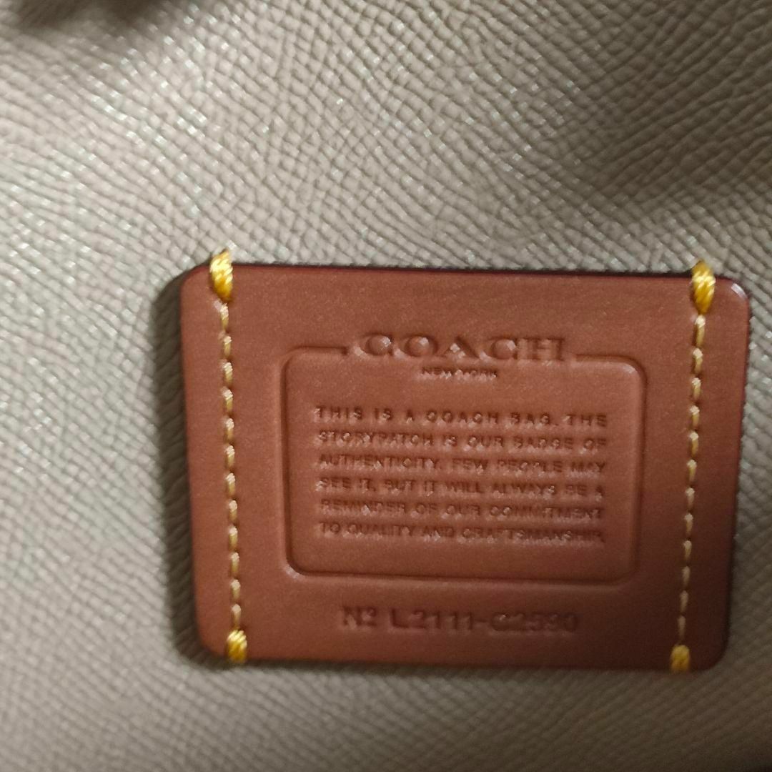 極美品 COACH コーチ C2590 ショルダーバッグ 2WAY ハンドバッグ 9