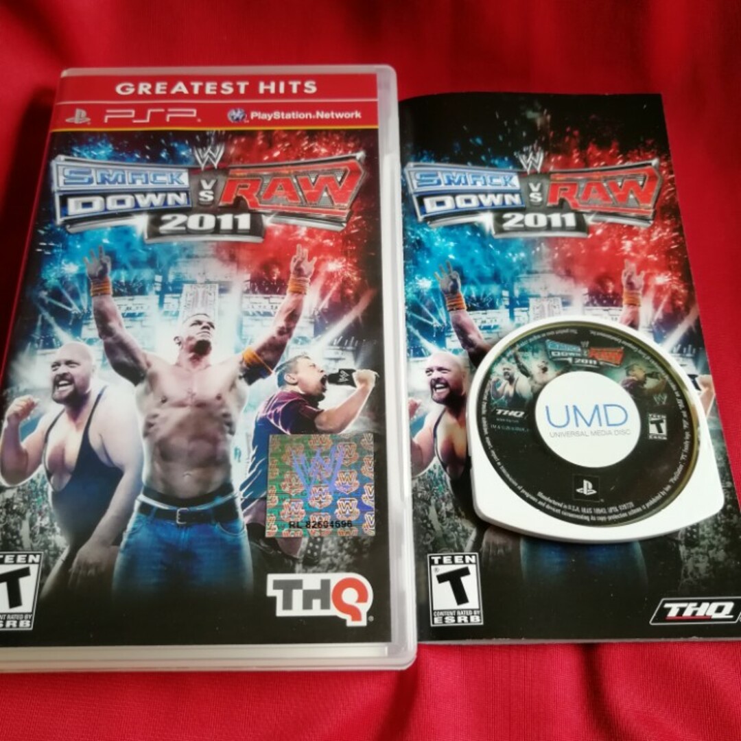 PSP 海外ゲーム WWE Smackdown vs. Raw 2011