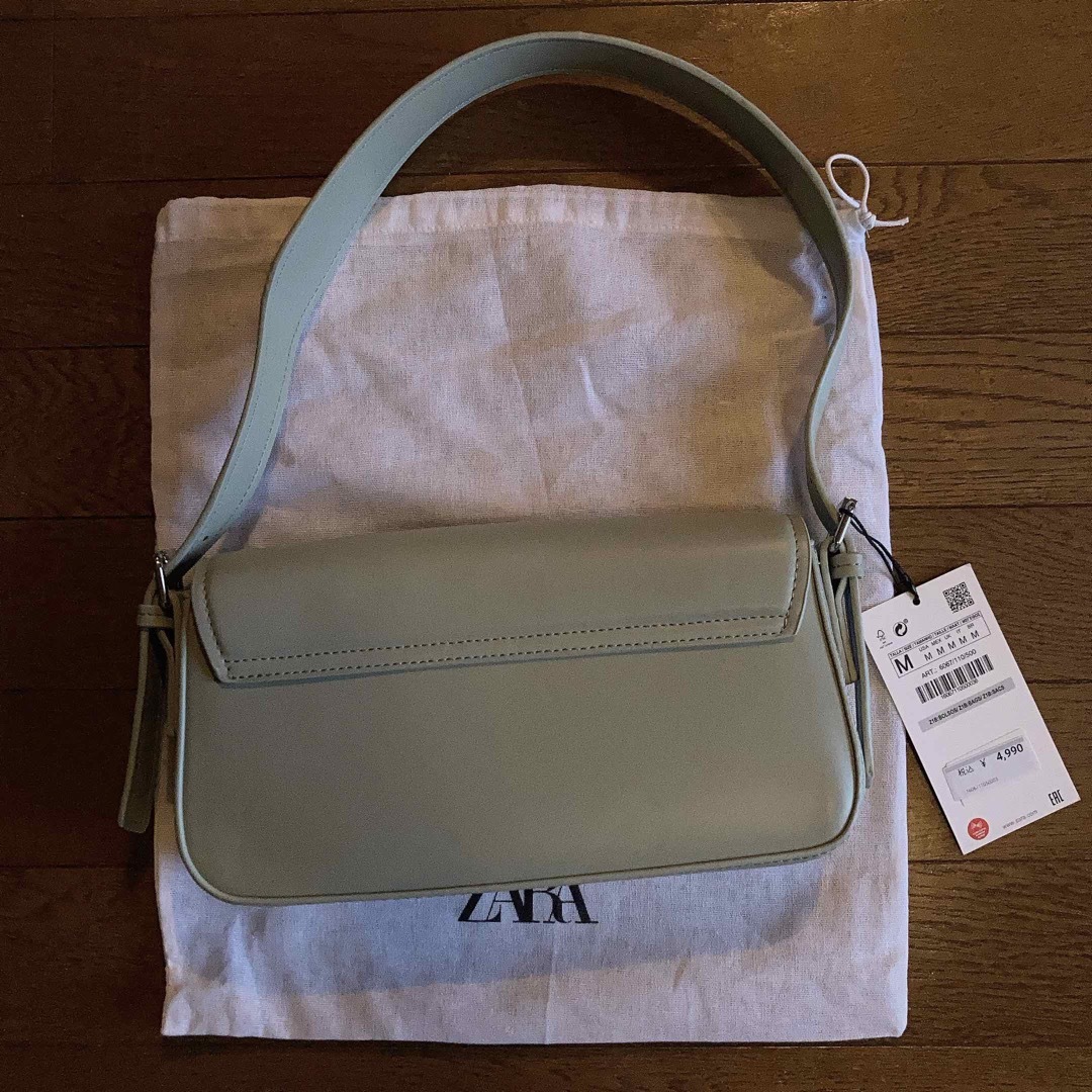 ZARA ピスタチオグリーンバッグ ZARA ピスタチオグリーン バッグ