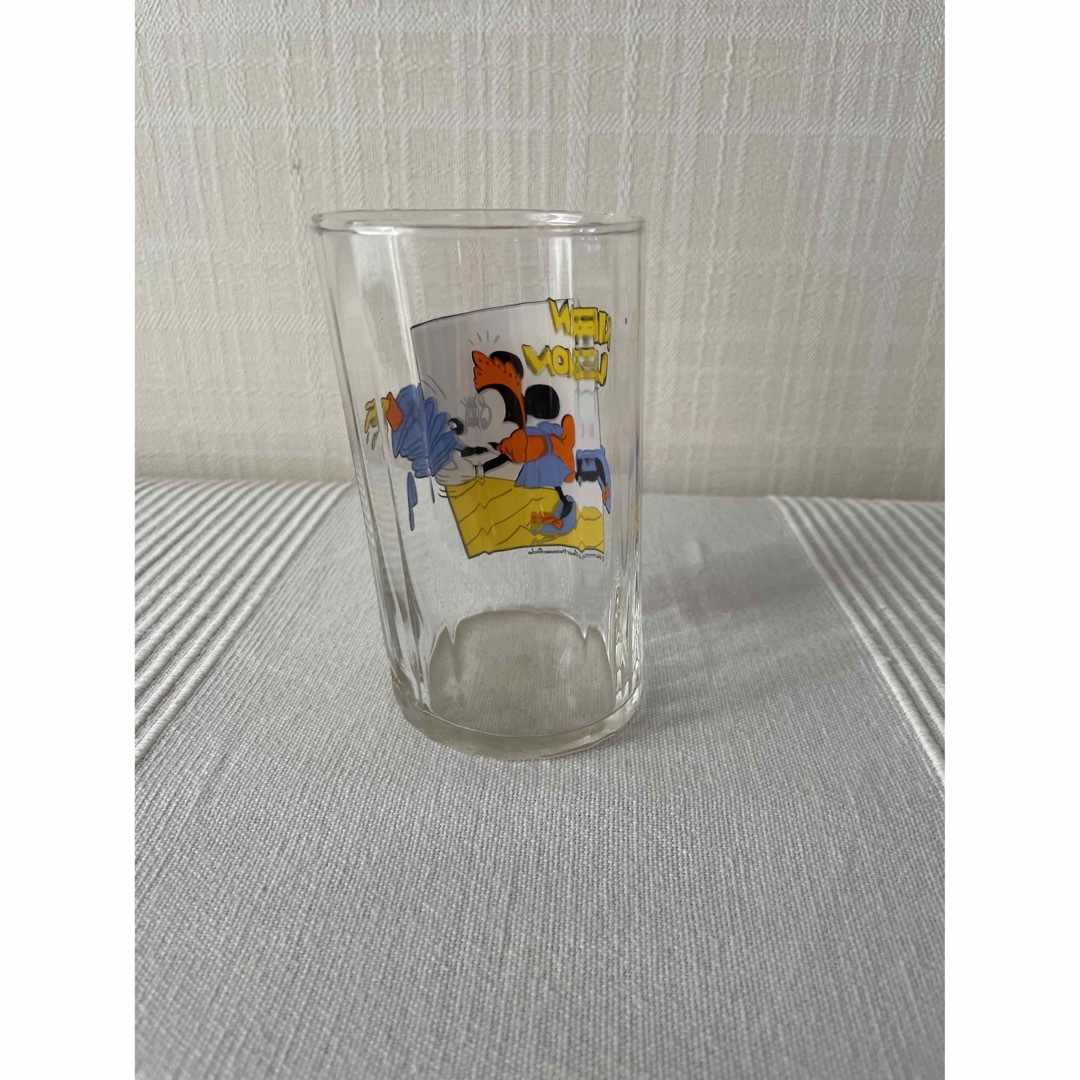 Disney(ディズニー)のディズニー 昭和レトロ グラス　ミニーマウス エンタメ/ホビーのおもちゃ/ぬいぐるみ(キャラクターグッズ)の商品写真