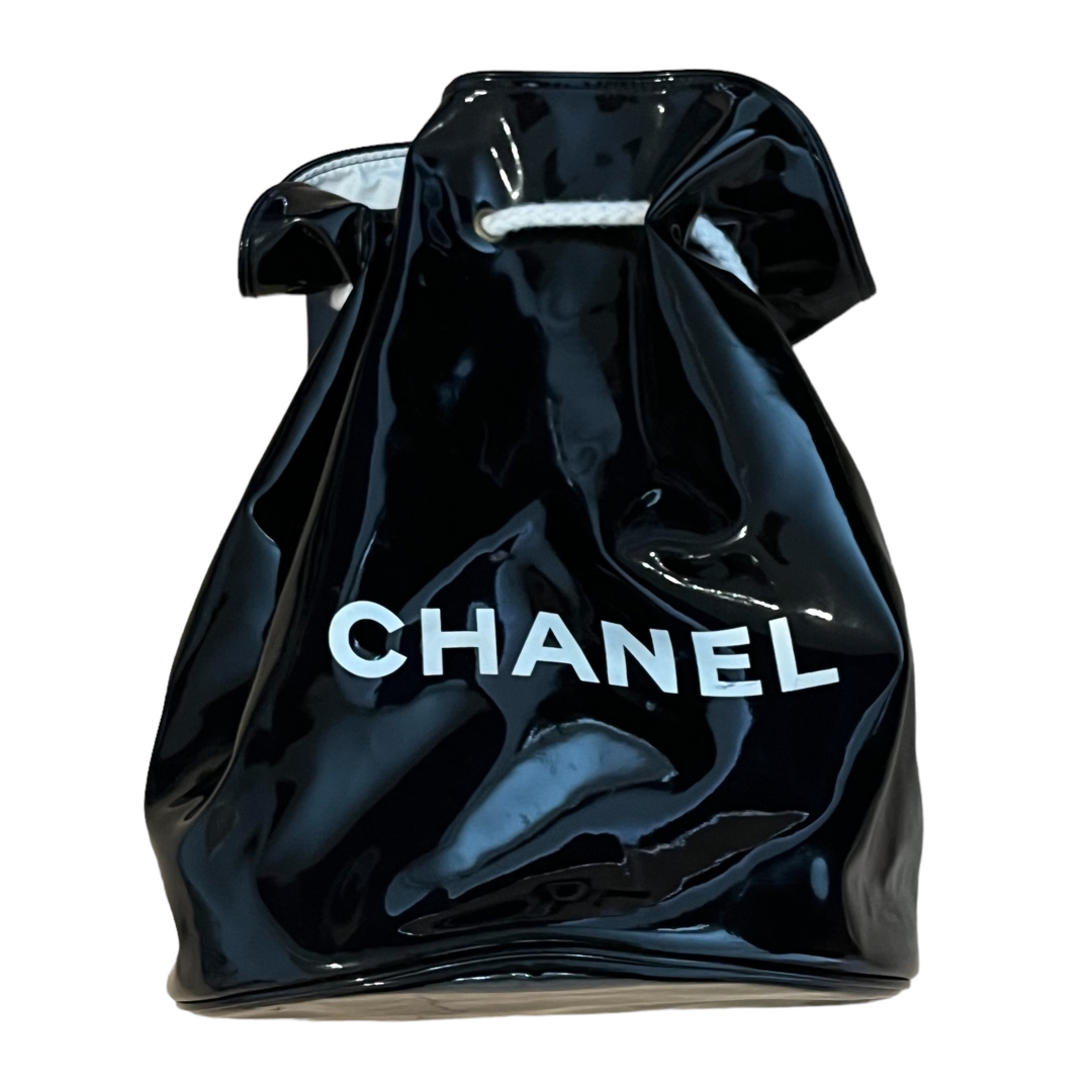 CHANEL シャネル バケツ型 巾着リュック ショルダーバッグ プールバッグ