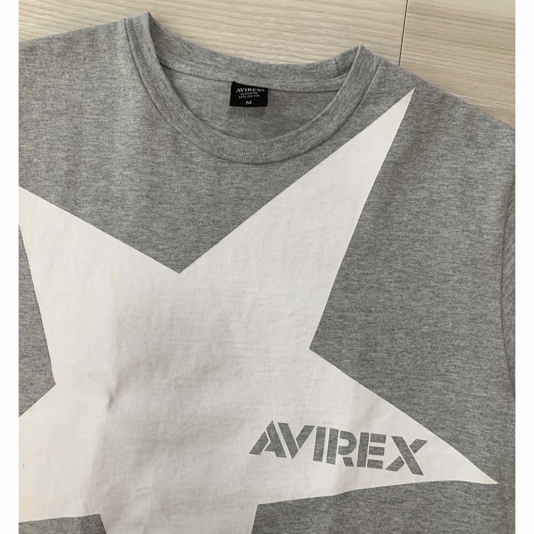 AVIREX(アヴィレックス)のアヴィレックス　AVIREX Tシャツ　グレー　M メンズのトップス(Tシャツ/カットソー(半袖/袖なし))の商品写真