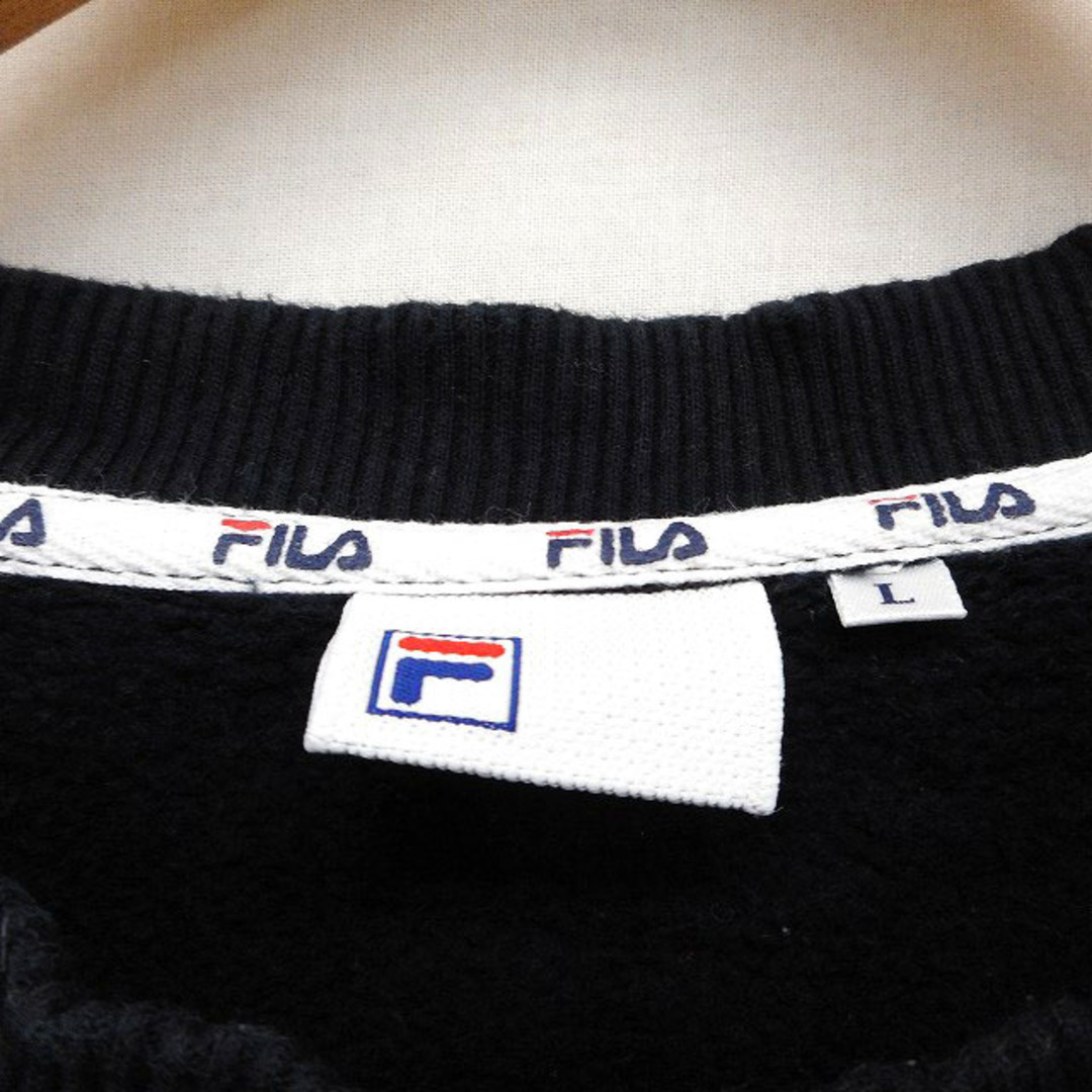 FILA - フィラ 国内正規品 トレーナー 裏起毛 ロゴ ドロップショルダー