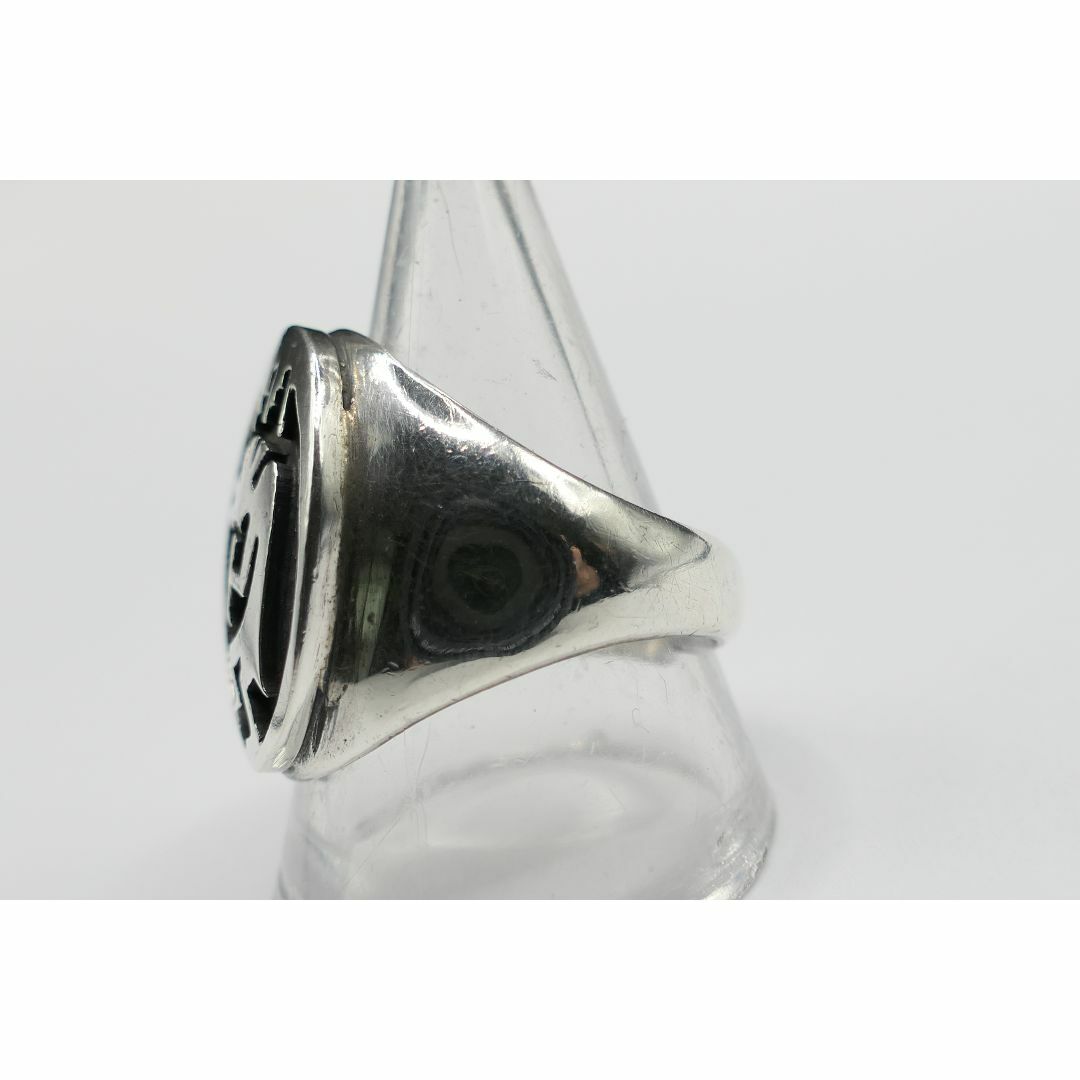 美品　20号　ホピ族　スティーブン　ソックワイマ　ココペリ　リング　指輪　大 メンズのアクセサリー(リング(指輪))の商品写真