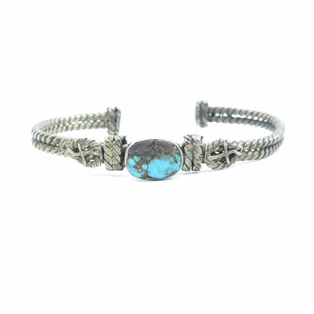 NAVAJO TWIST TURQUOISE BANGLE