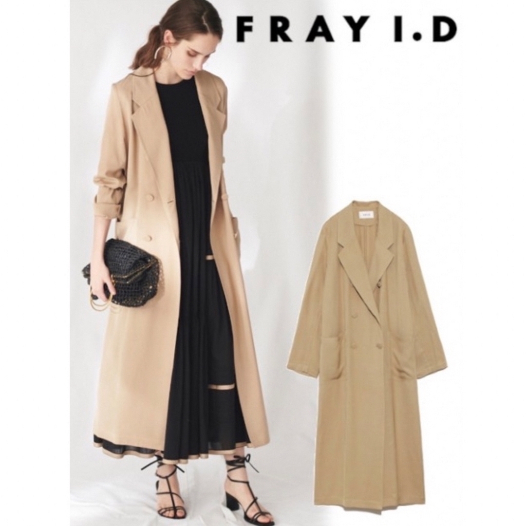 春先おすすめ!FRAY.ID ヴィスコースロングコート フレイアイディー 正規品