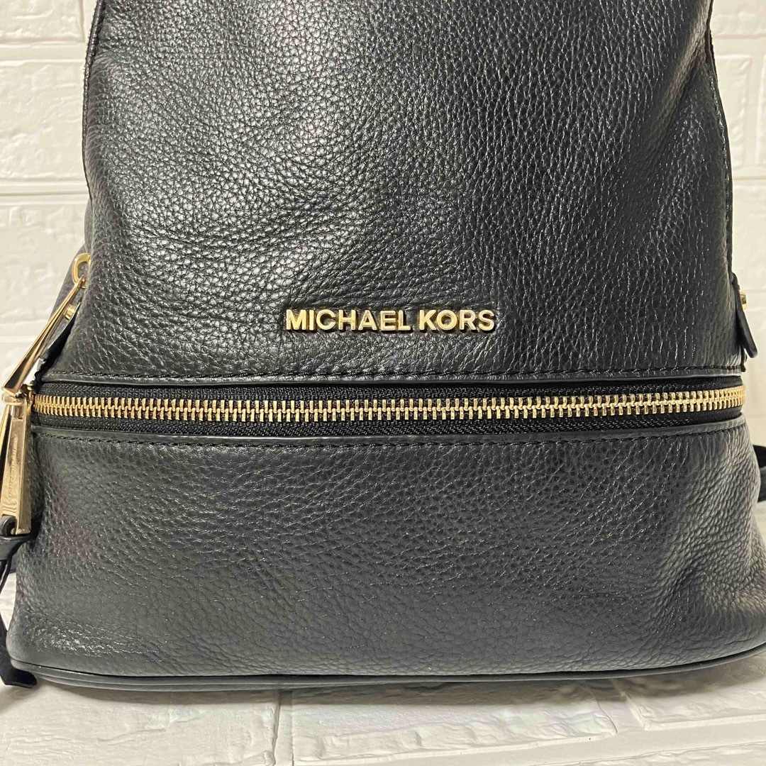 MICHAEL KORS マイケルコース ロゴ バックパック ブラック