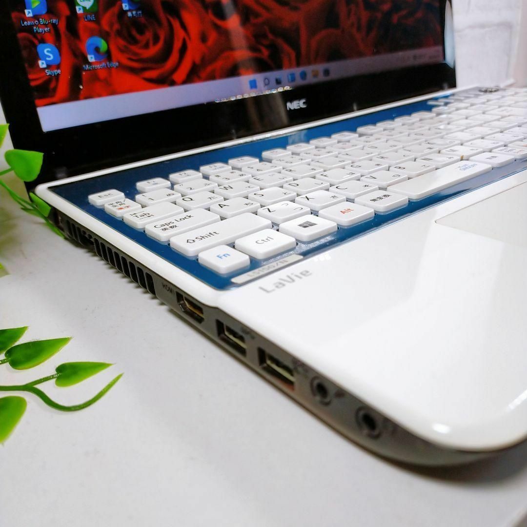Windows11簡単すぐ使える初期設定済みノートパソコンカメラ付きPCNEC