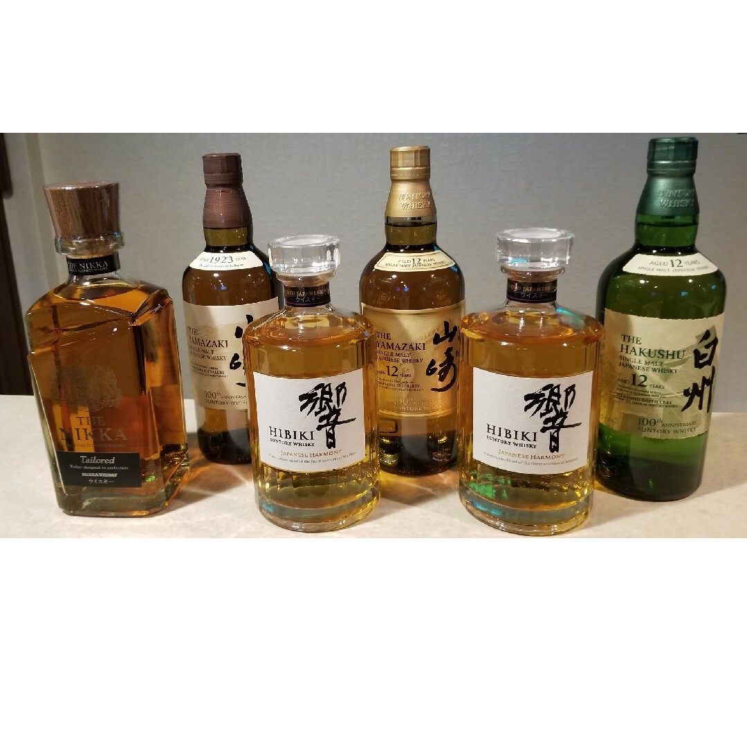 サントリー ウイスキー6本セット(山崎、白州、響) - 飲料/酒 サントリー ウイスキー6本セット(山崎、白州、響) - 飲料/酒