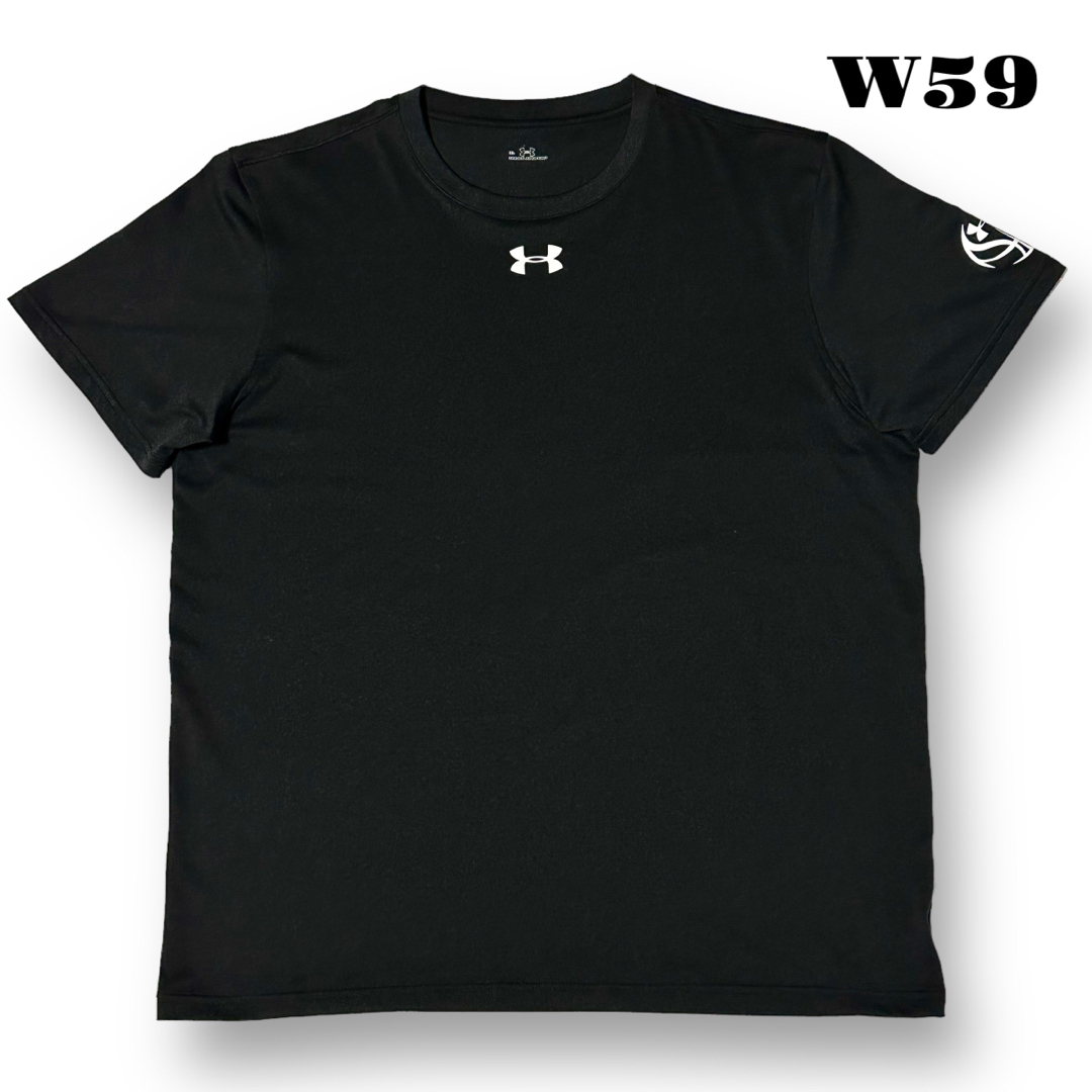 人気品！ UNDER ARMOUR アンダーアーマー Tシャツ ブラック黒 XL | フリマアプリ ラクマ