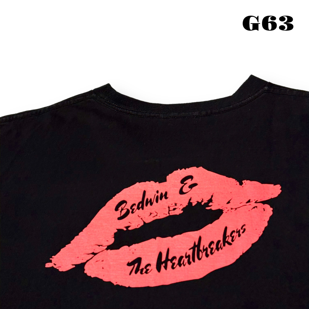 希少品！ BEDWIN HEARTBREAKERS Tシャツ ブラック No.4-