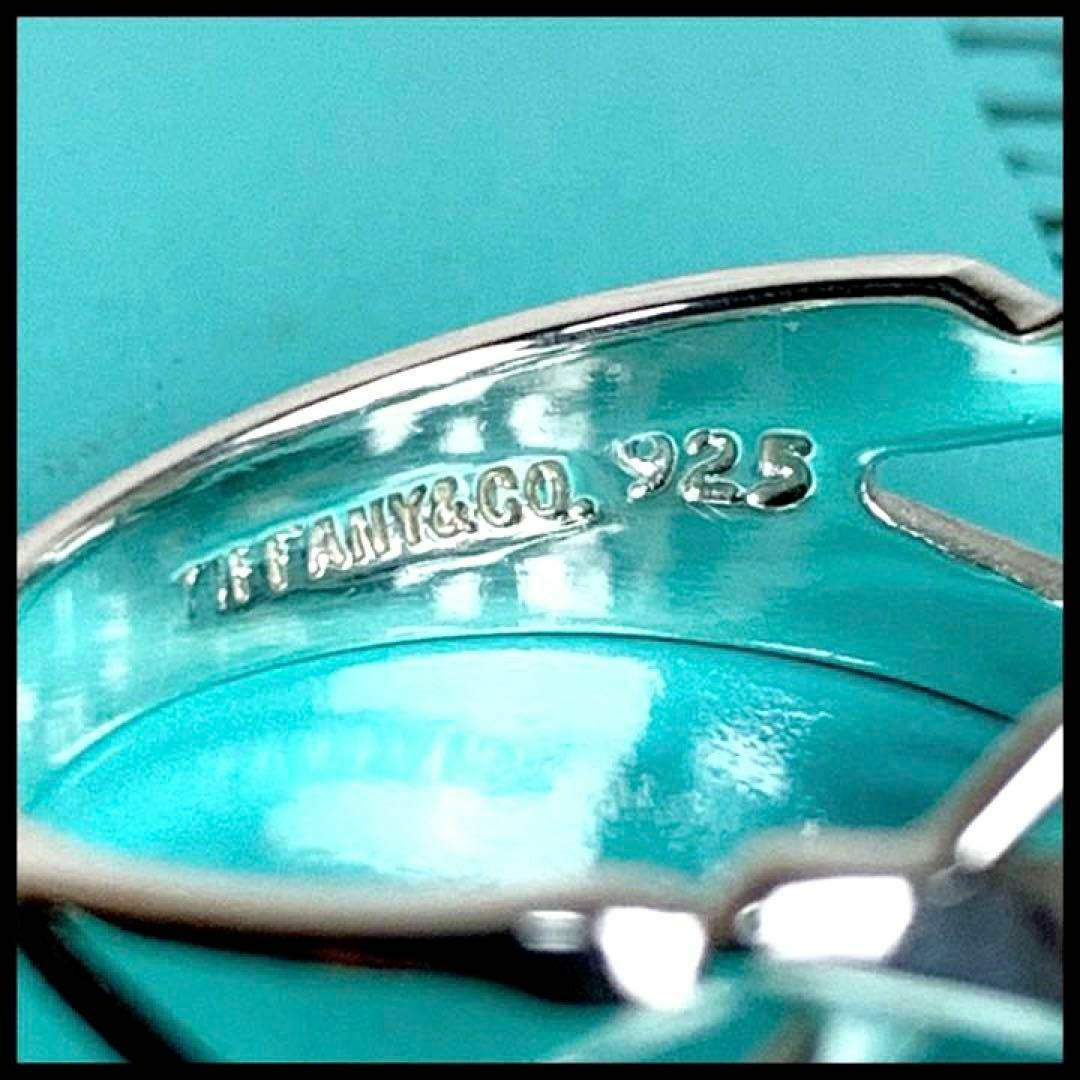 TIFFANY ラビングトリプルハート リング シルバー  箱 巾着付