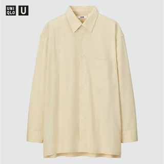 ユニクロ(UNIQLO)のM オーバーサイズシャツ（長袖） uniqlo u(シャツ)