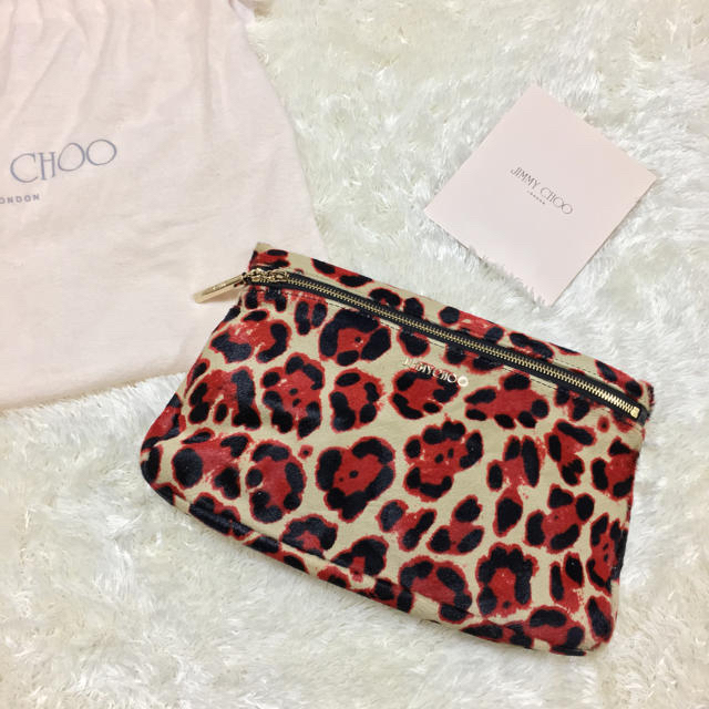 JIMMY CHOO(ジミーチュウ)のJIMMYCHOO クラッチバッグ ジミーチュウ ヒョウ柄 レディースのバッグ(クラッチバッグ)の商品写真