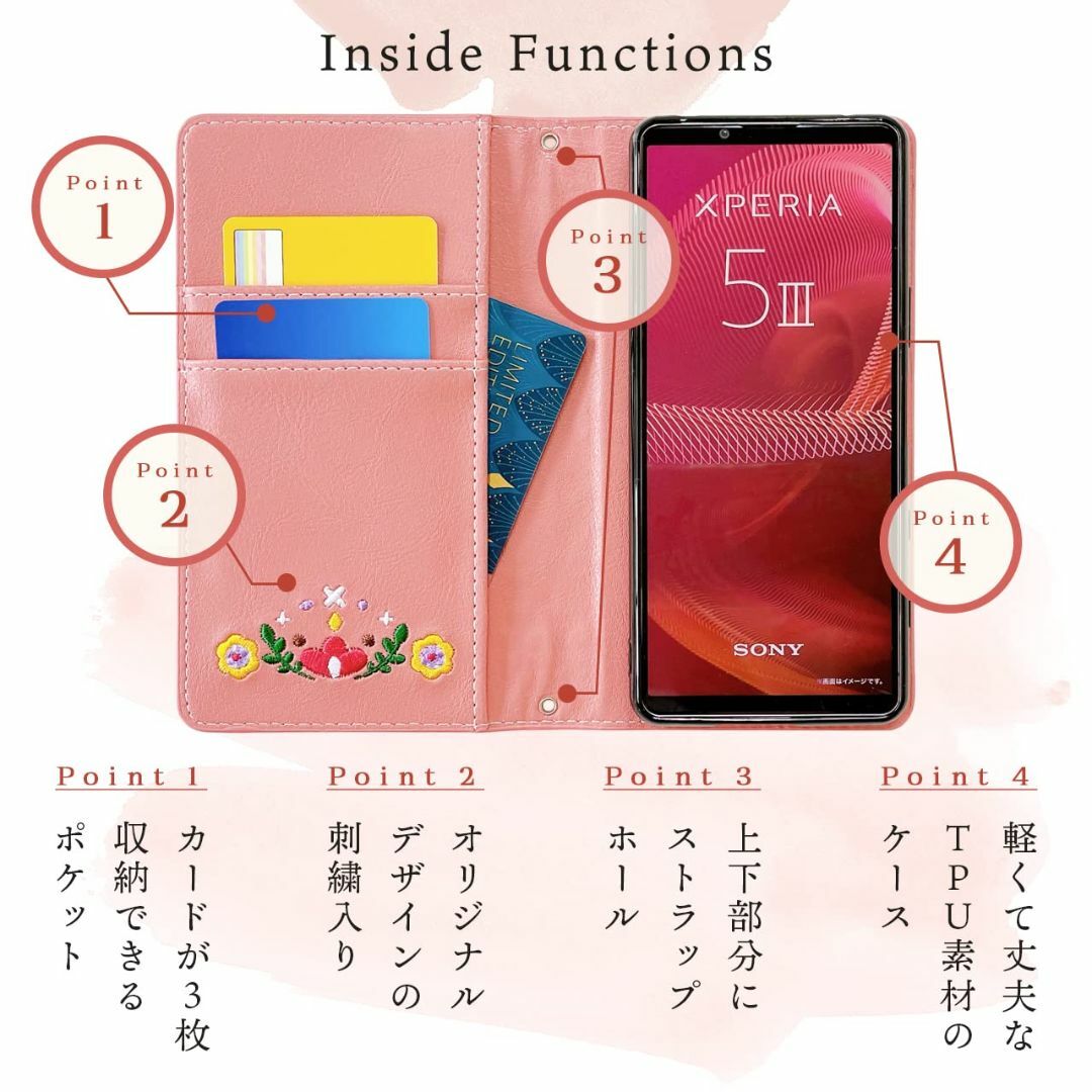Xiaomi Redmi 9T 手帳型 ケース カバー 手帳型 ケース カバー 3
