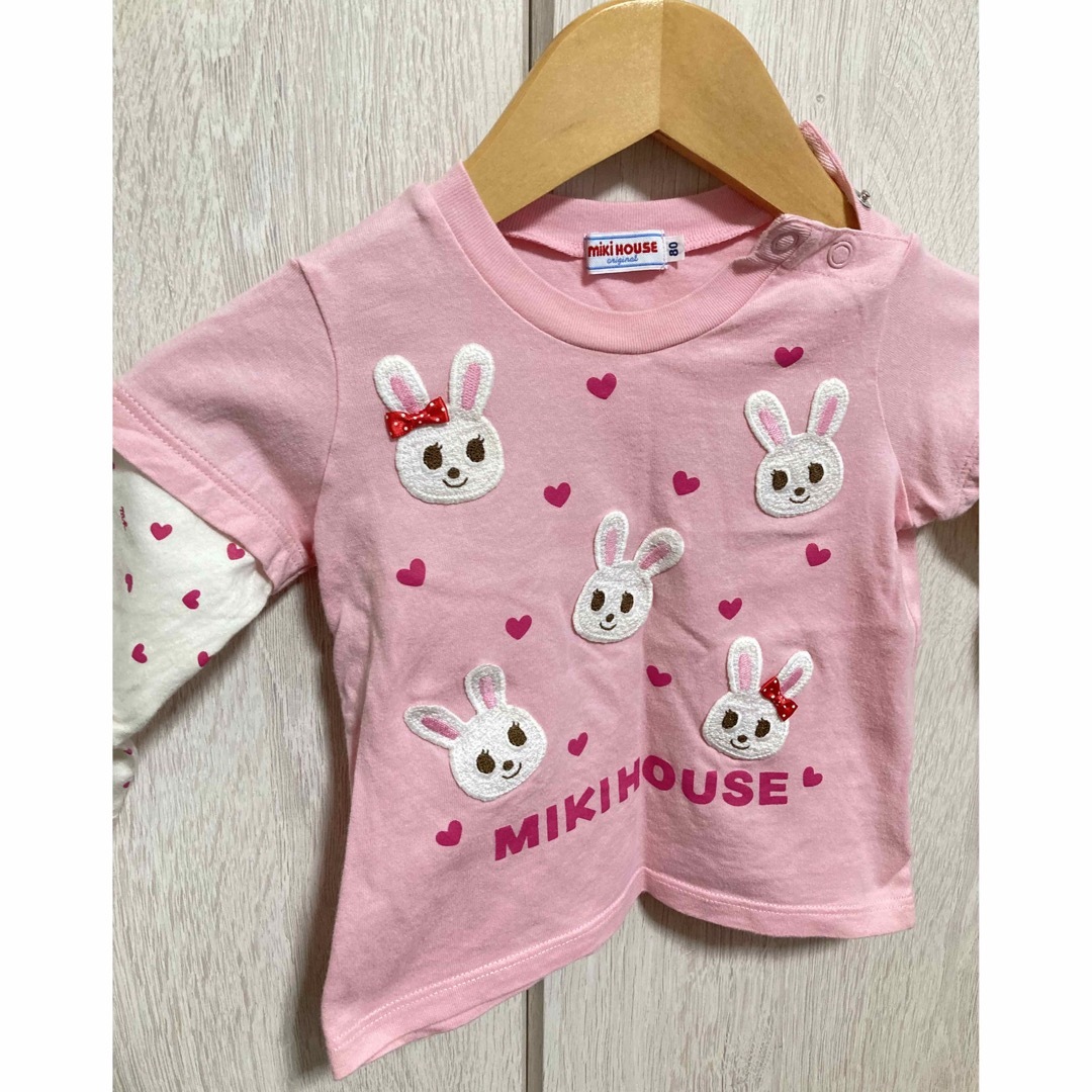 mikihouse(ミキハウス)のミキハウス キッズ/ベビー/マタニティのベビー服(~85cm)(Ｔシャツ)の商品写真