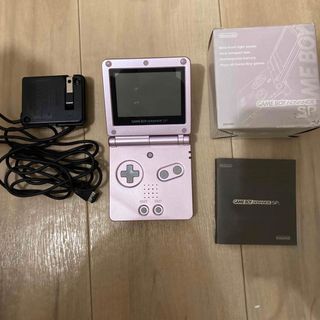 ニンテンドウ(任天堂)のゲームボーイアドバンス　GAMEBOY ADVANCE SP パールピンク(携帯用ゲーム機本体)