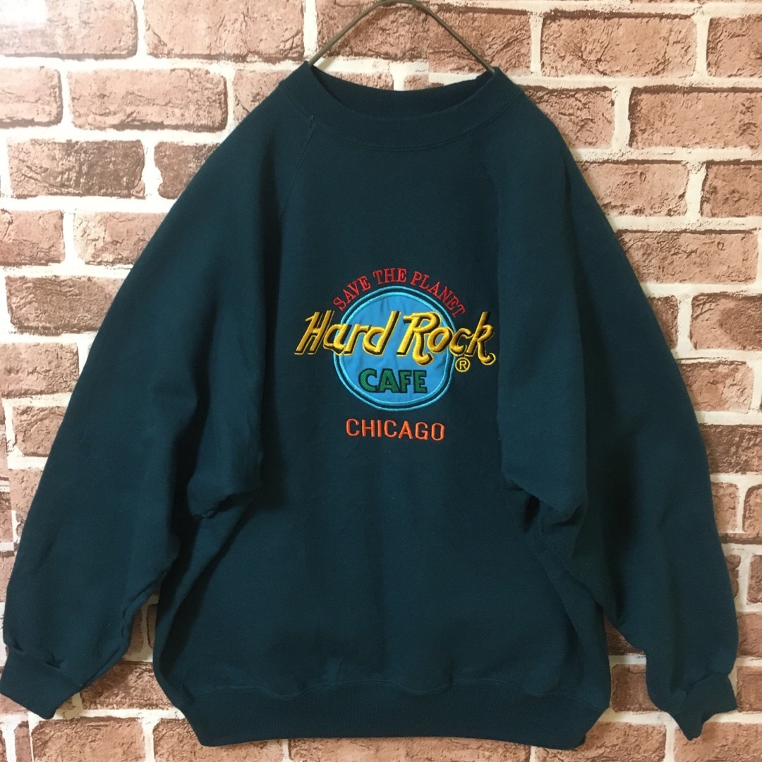 Hard Rock CAFE   大人気❗️ハードロックカフェデカロゴ刺繍