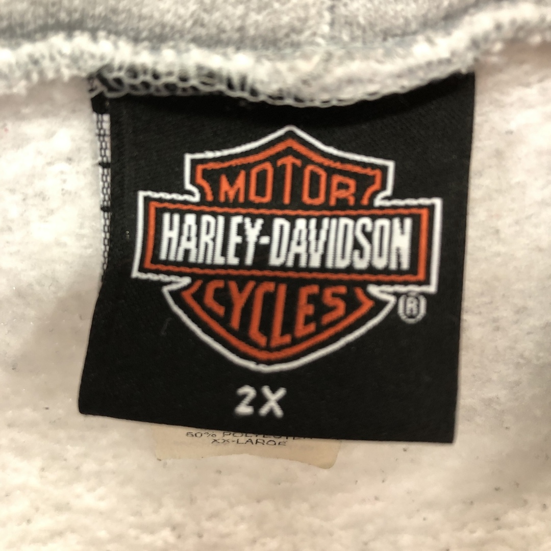 ハーレーダビッドソン Harley-Davidson ドクロ柄 スカル柄 両面 ...