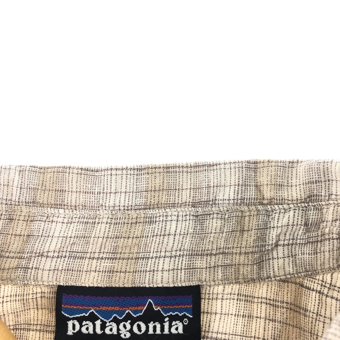 patagonia(パタゴニア)の古着 パタゴニア Patagonia 半袖 チェックシャツ メンズM /eaa371412 メンズのトップス(シャツ)の商品写真