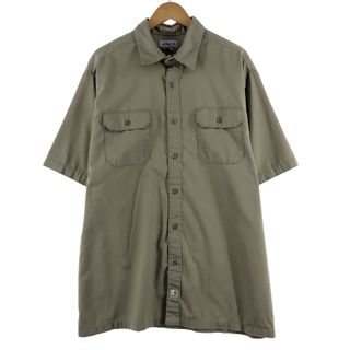 カーハート(carhartt)の古着 カーハート Carhartt 半袖 ワークシャツ メンズXXL /eaa371415(シャツ)