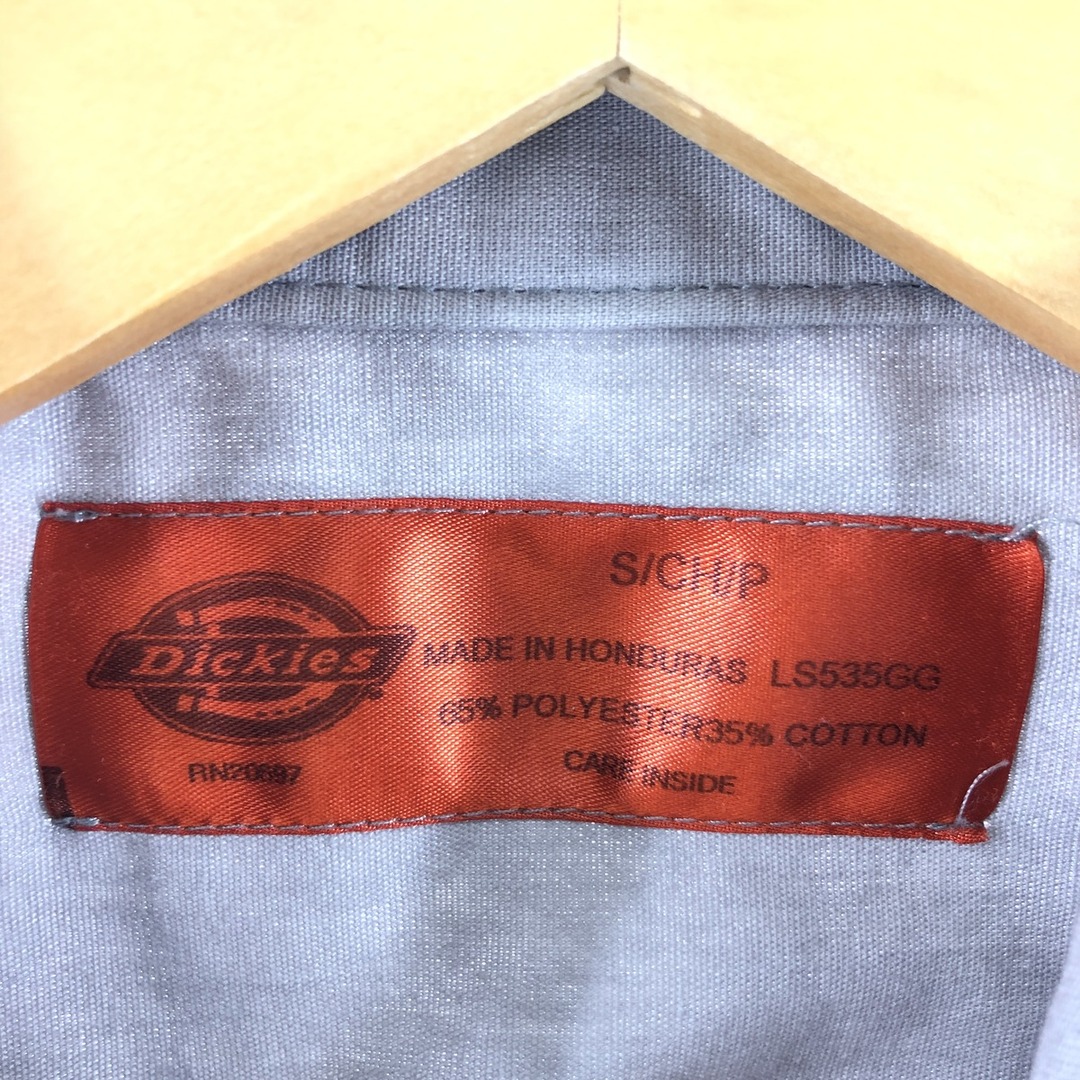 Dickies(ディッキーズ)の古着 ディッキーズ Dickies バックプリント 半袖 ワークシャツ メンズM /eaa371416 メンズのトップス(シャツ)の商品写真