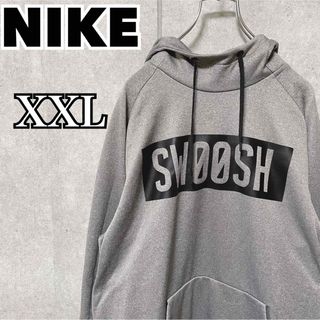 ナイキ(NIKE)の2XL  NIKE ナイキ  パーカー　オーバーサイズ　スウッシュロゴ(パーカー)