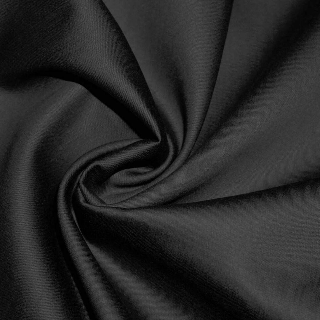 【色: 黒 ブラック】敷き布団カバー シングル 高級綿100％ サテン織り 30