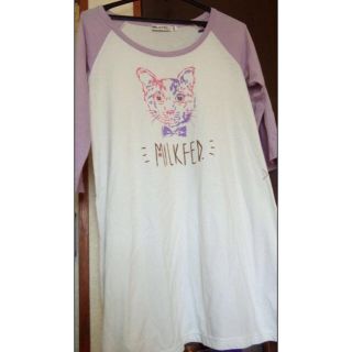 ミルクフェド(MILKFED.)のミルクフェド大人気ラグランTワンピエックスガール好きに(Tシャツ(長袖/七分))