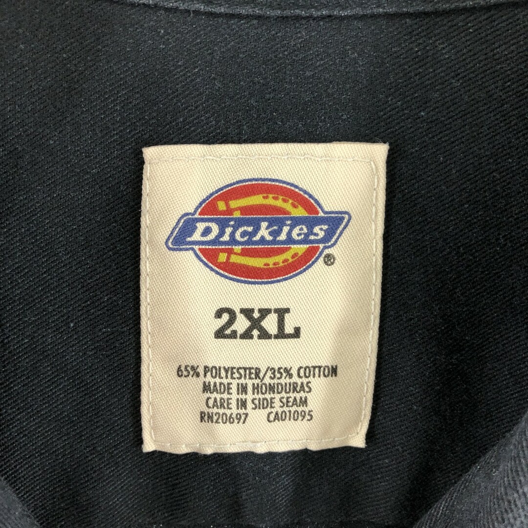 Dickies(ディッキーズ)の古着 ディッキーズ Dickies 半袖 ワークシャツ メンズXXL /eaa371423 メンズのトップス(シャツ)の商品写真