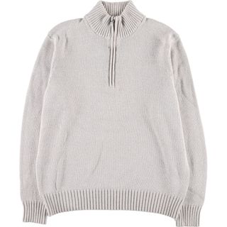 カルバンクライン(Calvin Klein)の古着 カルバンクライン Calvin klein コットンニットハーフジップセーター レディースM /eaa371553(ニット/セーター)