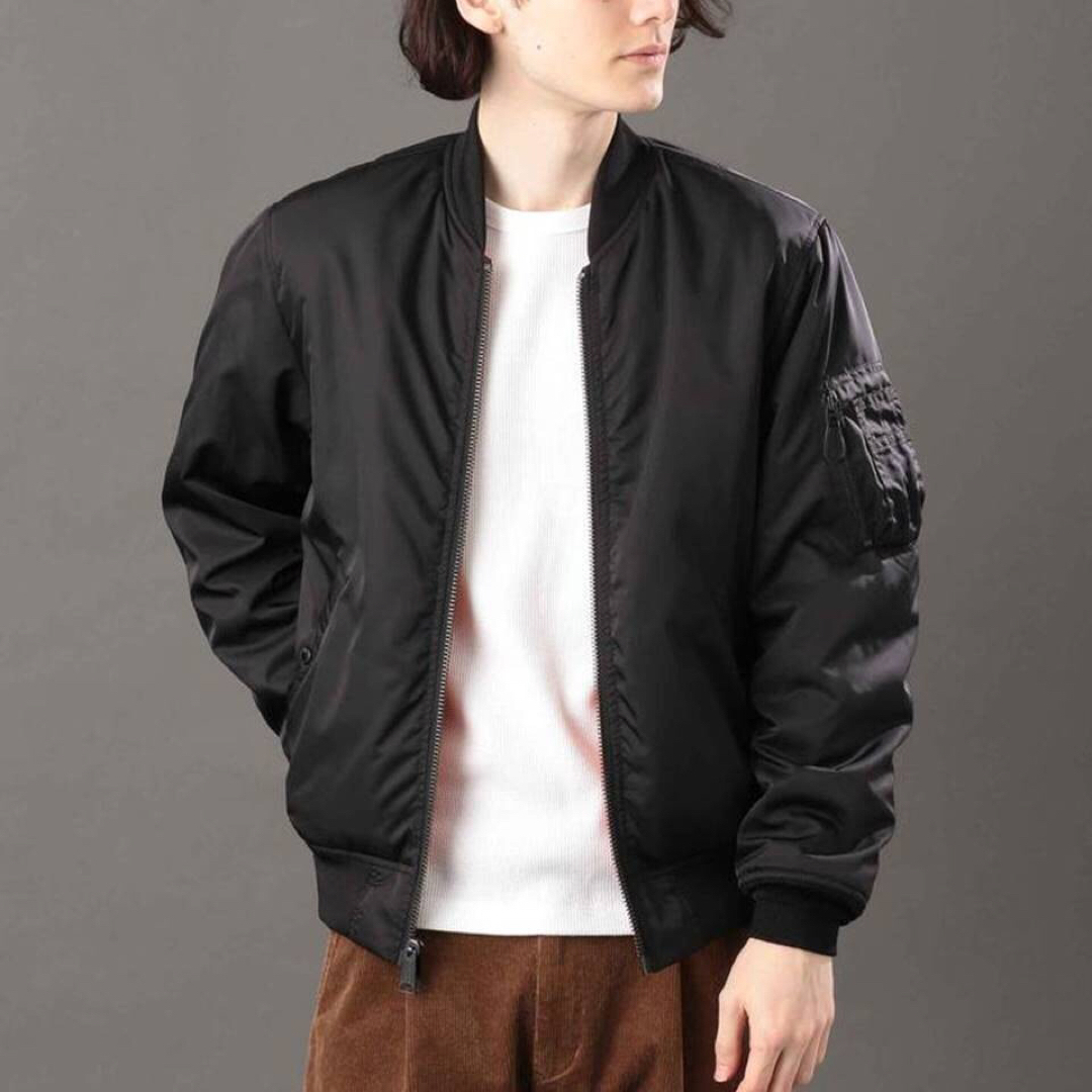 アヴィレックス》新品 ビッグロゴ リバーシブルフライトジャケット L-