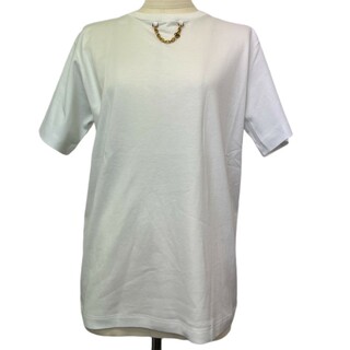 ルイヴィトン(LOUIS VUITTON)の新品未使用　ルイヴィトン　チェーンディテールTシャツ　ホワイト　サイズXS、M(Tシャツ(半袖/袖なし))