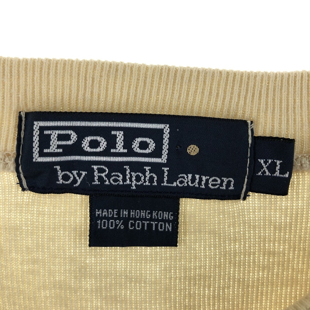 Ralph Lauren(ラルフローレン)の古着 ラルフローレン Ralph Lauren POLO by Ralph Lauren ハーフボタン コットンニットセーター メンズXXL /eaa344378 メンズのトップス(ニット/セーター)の商品写真