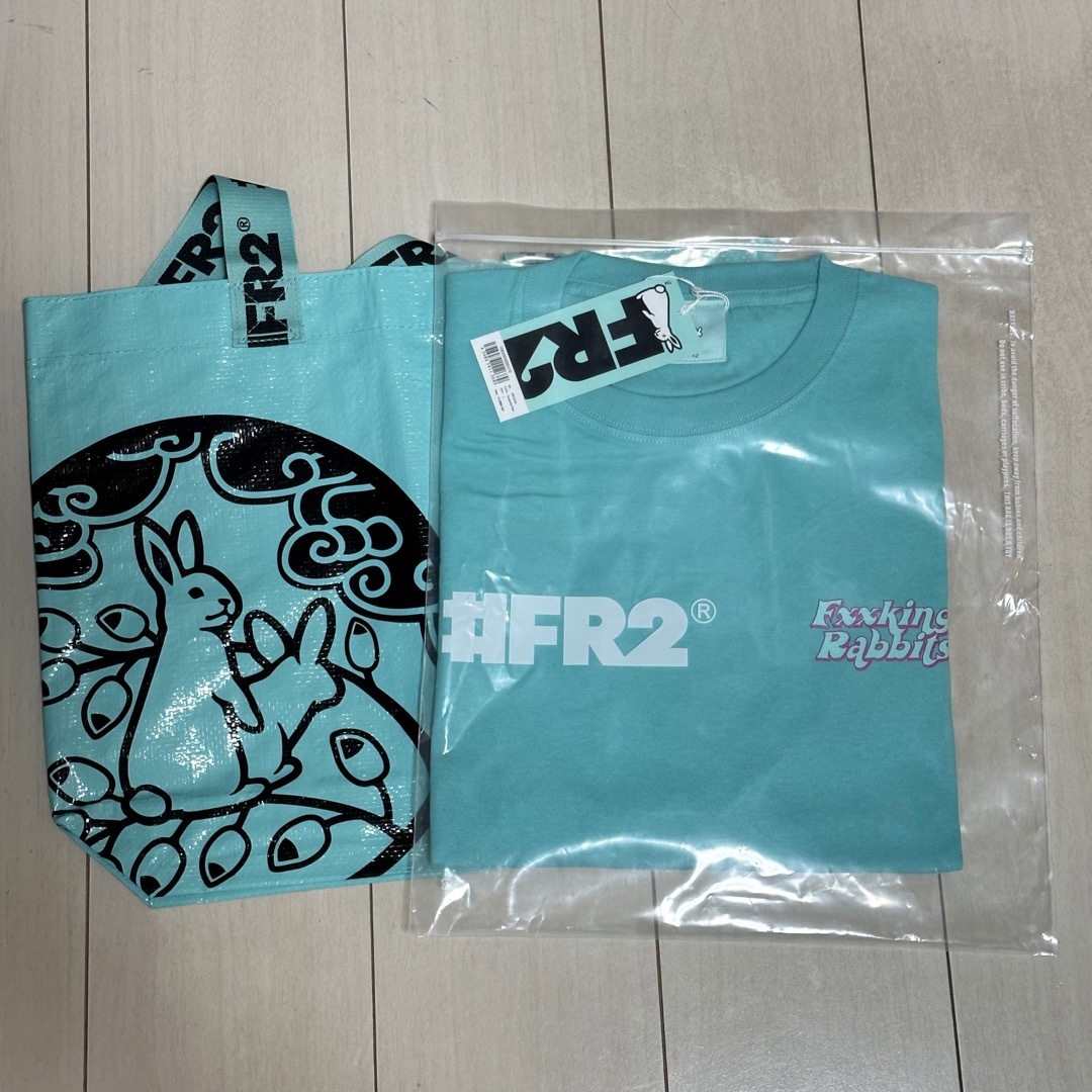 【早い者勝ち】限定ショッパー大小付き　FR2 月桃  Tシャツ Lとキャップ