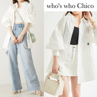 who's who Chico ホワイトシャツ