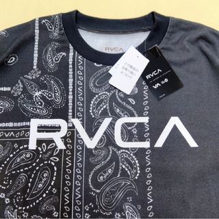 新品 RVCA ルーカ M 半袖 バンダナ 総 柄 Ｔシャツ