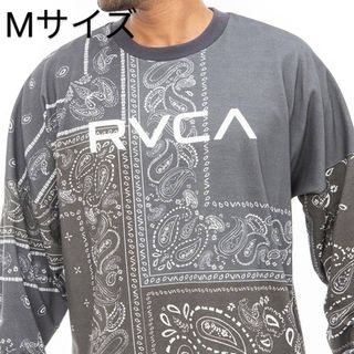 新品 RVCA ルーカ M 半袖 バンダナ 総 柄 Ｔシャツ