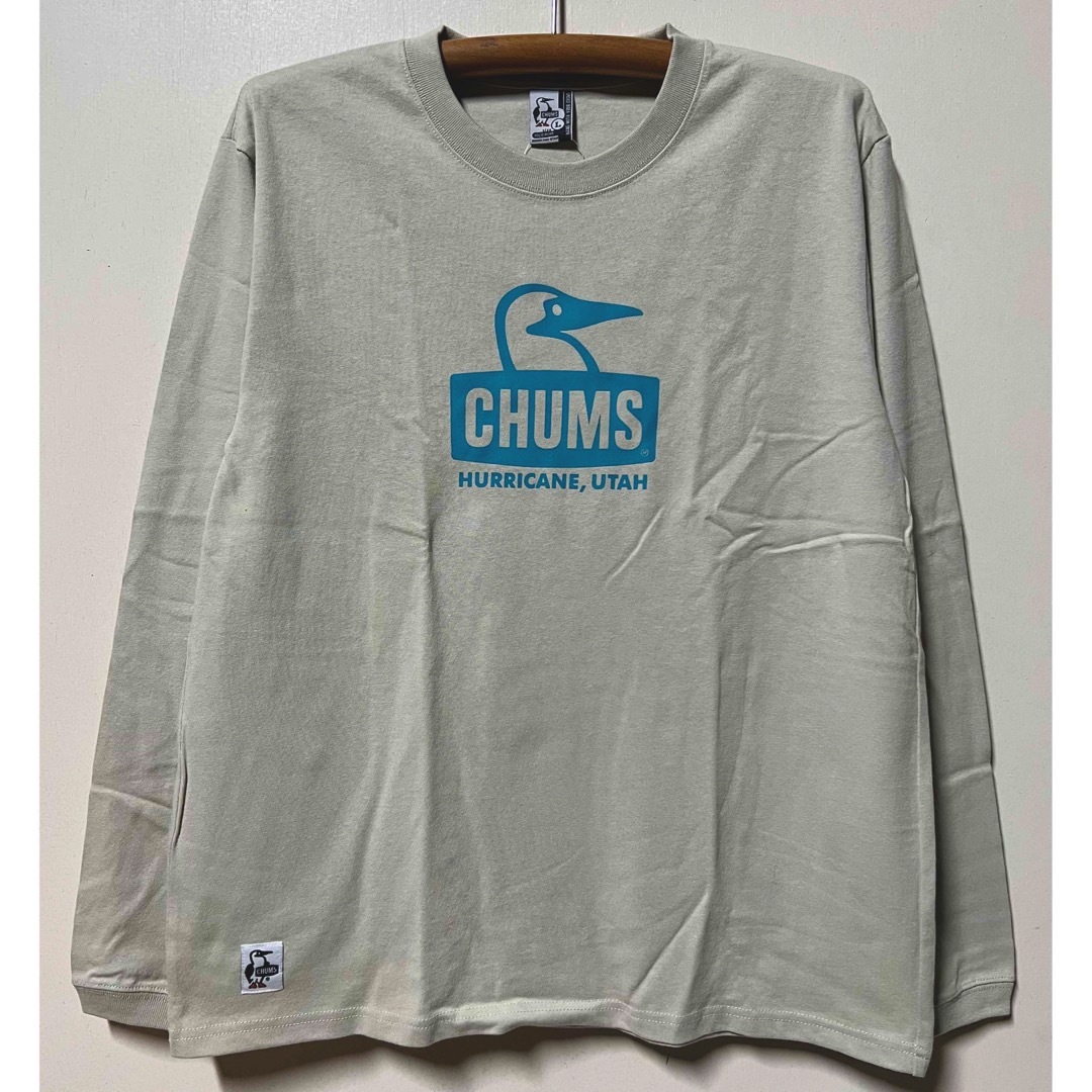新品　CHUMS ロングTシャツ　チャムス  　greigel