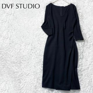 DIANE VON FURSTENBERG　新品　黒　ロングワンピース　ドレス