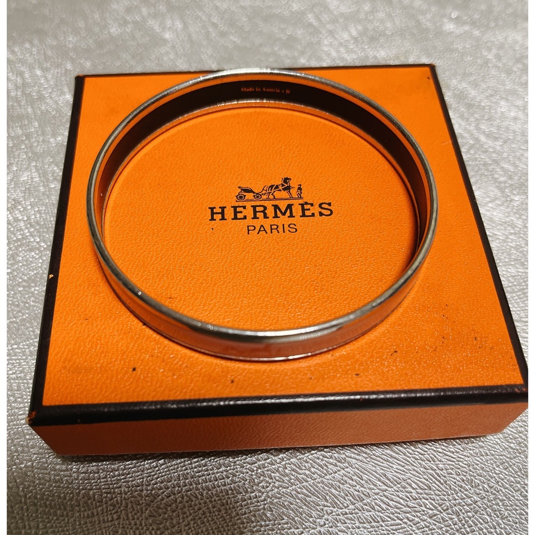 エルメス エマイユ バングル HERMES 箱ありレディース