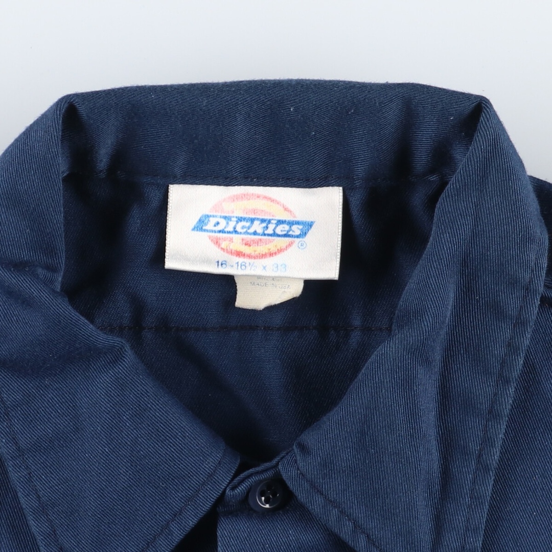 Dickies(ディッキーズ)の古着 ディッキーズ Dickies 長袖 ワークシャツ メンズL /eaa371518 メンズのトップス(シャツ)の商品写真