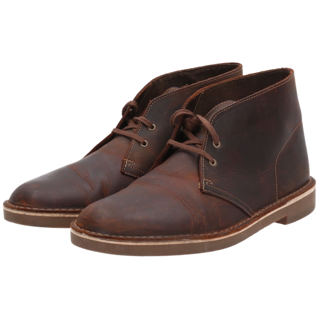 【美品】clarks  チャッカブーツ デザートブーツ US8  メンズ 革靴