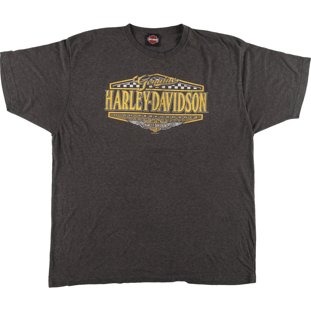 ハーレーダビッドソン Harley-Davidson 両面プリント モーターサイクル バイクTシャツ メンズXL /eaa320494