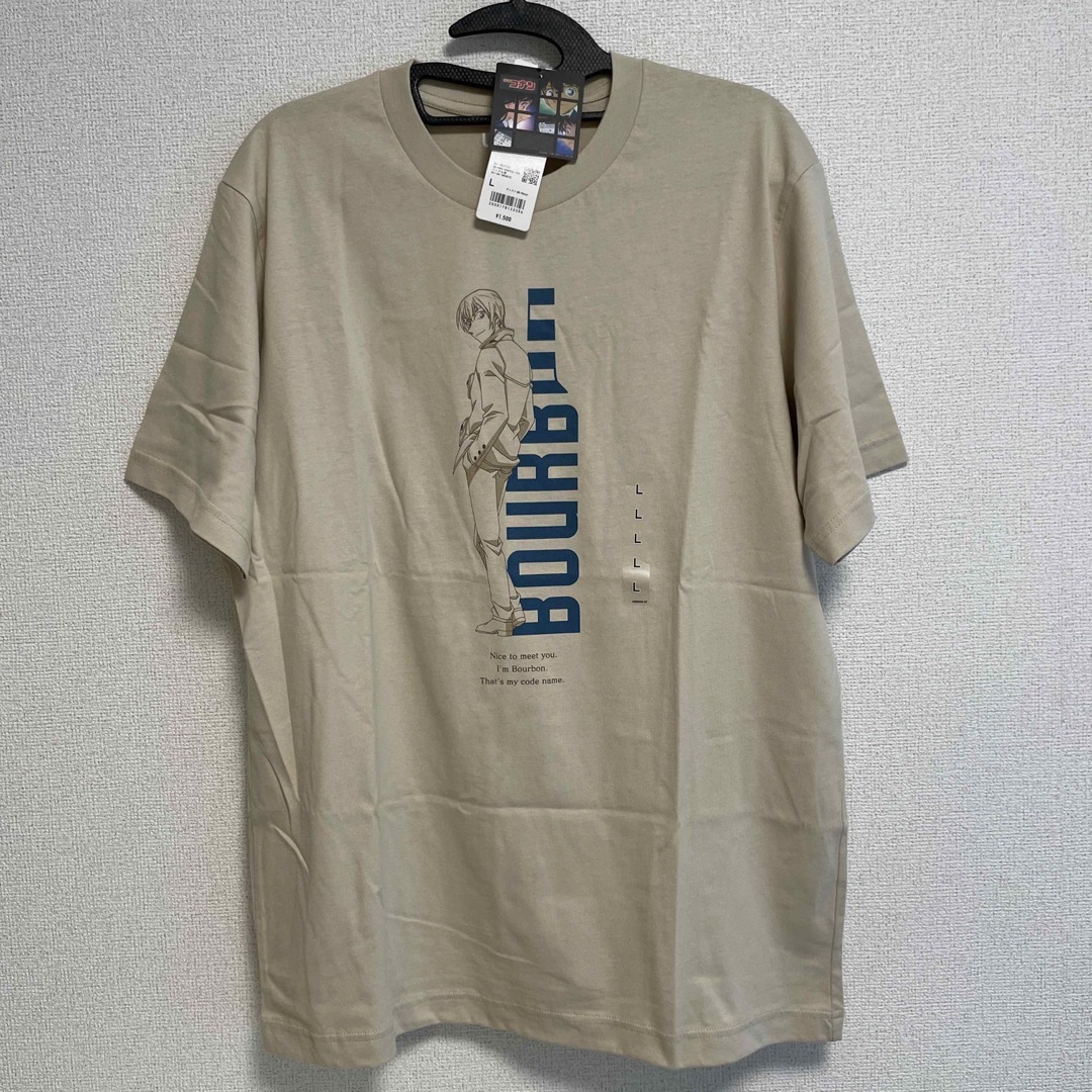 UNIQLO(ユニクロ)の【新品】名探偵コナン　バーボン　安室透　ユニクロ　メンズ　Tシャツ 半袖 メンズのトップス(Tシャツ/カットソー(半袖/袖なし))の商品写真