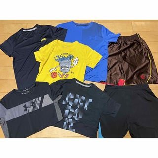 ナイキ(NIKE)のバスケ☆Tシャツ バスパン 7着セット☆サイズ140〜160コンバース　ナイキ　(Tシャツ/カットソー)
